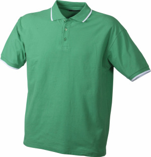 James & Nicholson - Polo Tipping (frog/white)