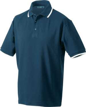 James & Nicholson - Polo Tipping (navy/white)