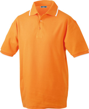 James & Nicholson - Polo Tipping (orange/white)