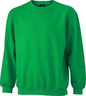 James & Nicholson - Round Sweat Heavy (fern green)