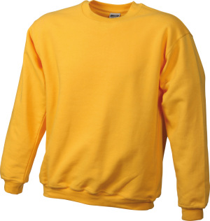 James & Nicholson - Round Sweat Heavy (gold yellow)