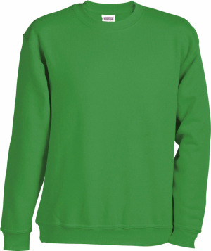 James & Nicholson - Round Sweat Heavy (lime green)