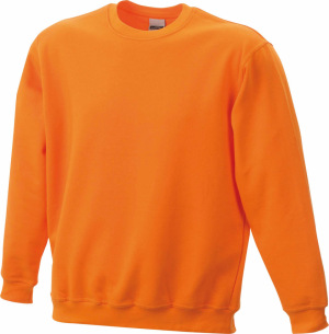 James & Nicholson - Round Sweat Heavy (orange)