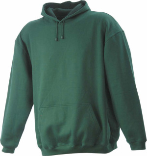 James & Nicholson - Hooded Sweat (dark green)