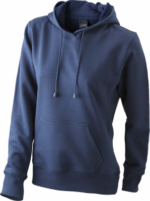 James & Nicholson - Ladies' Hooded Sweat (Navy)