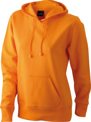 James & Nicholson - Ladies' Hooded Sweat (Orange)