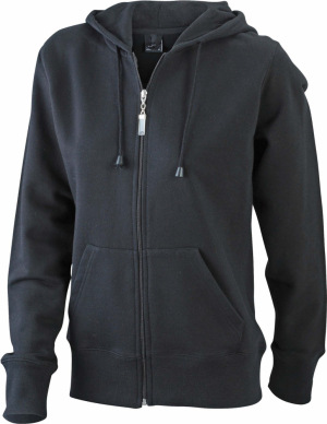 James & Nicholson - Ladies' Hooded Jacket (Black)