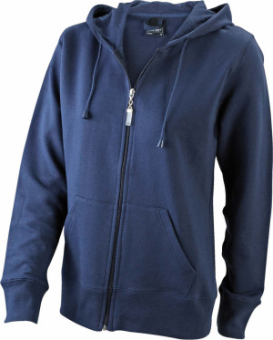 James & Nicholson - Ladies' Hooded Jacket (Navy)