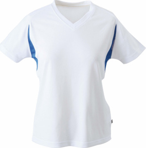 James & Nicholson - Ladies´ Running-T (White/Royal)