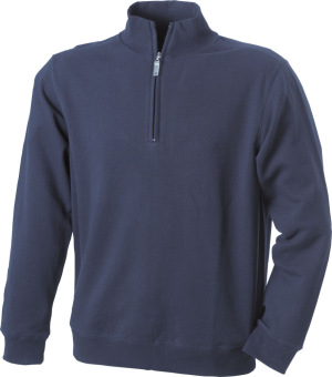 James & Nicholson - Round-Neck Zip (carbon)