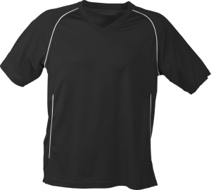 James & Nicholson - Team Shirt (Black/White)
