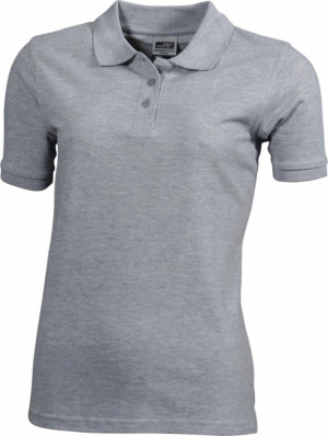 James & Nicholson - Workwear Polo Women (Grey Heather)