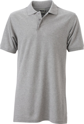 James & Nicholson - Men's Workwear Polo (Grey Heather)