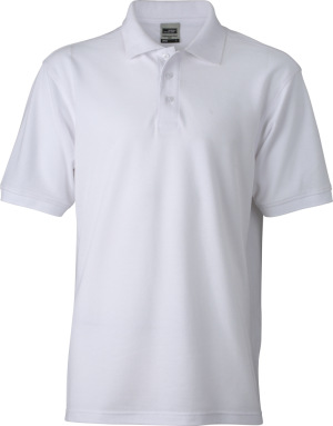 James & Nicholson - Men's Workwear Polo (White)