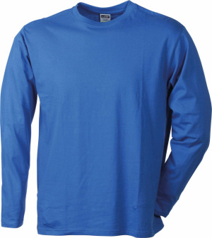 James & Nicholson - Men's Long-Sleeved Medium (Royal)