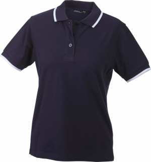 James & Nicholson - Ladies' Polo Tipping (navy/white)