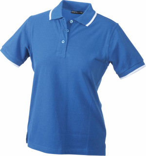 James & Nicholson - Ladies' Polo Tipping (royal/white)