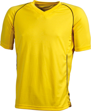 James & Nicholson - Team Shirt Junior (Yellow/Black)