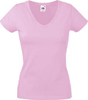 Fruit of the Loom - Lady-Fit Valueweight V-Neck T (Light Pink)
