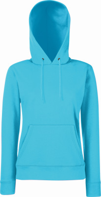 Fruit of the Loom - Lady-Fit Hooded Sweat (Azure Blue)