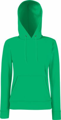Fruit of the Loom - Lady-Fit Hooded Sweat (Kelly Green)