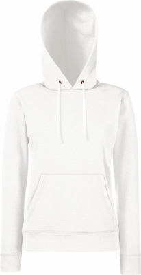 Fruit of the Loom - Lady-Fit Hooded Sweat (White)