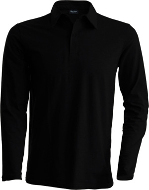 Kariban - Men´s Longsleeve Piqué Polo Shirt (Black)