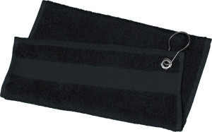 Kariban - Golf Towel with Side Hook (Black)
