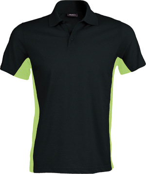 Kariban - Flag Polo (Black/Lime)