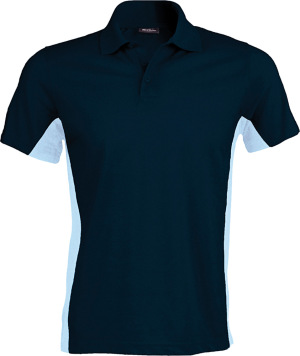 Kariban - Flag Polo (Navy/Sky Blue)