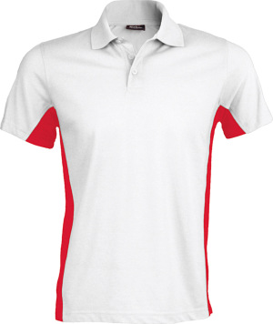 Kariban - Flag Polo (White/Red)