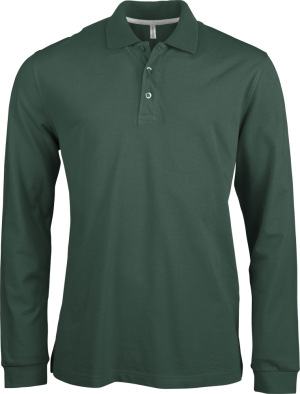 Kariban - Men´s Longsleeve Piqué Polo Shirt (Forest Green)