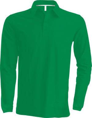 Kariban - Men´s Longsleeve Piqué Polo Shirt (Kelly Green)