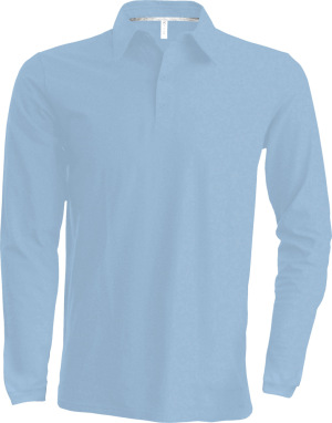 Kariban - Men´s Longsleeve Piqué Polo Shirt (Sky Blue)