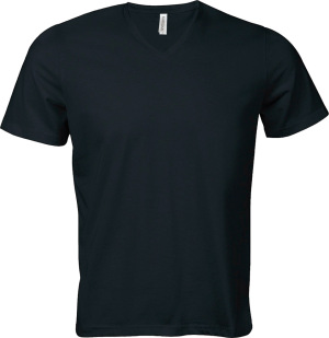 Kariban - Calypso Men ́s Short Sleeve V-Neck T-Shirt (Black)