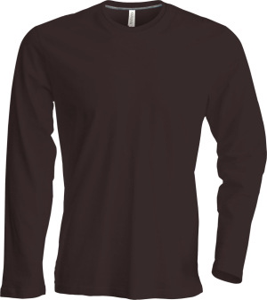 Kariban - Round Neck Tee Long Sleeve (Chocolate)