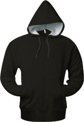 Kariban - Full Zip Heavyweight Hooded Sweatshirt (Black)