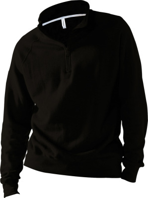 Kariban - 1/4 Zip Raglan Sleeves Sweatshirt (Black)