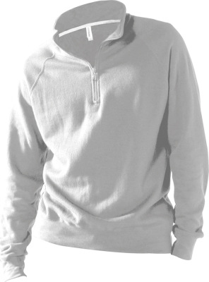 Kariban - 1/4 Zip Raglan Sleeves Sweatshirt (White)