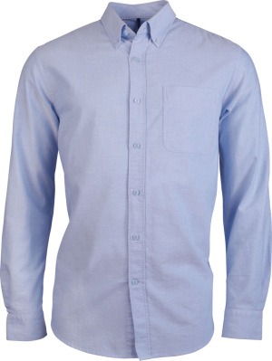 Kariban - Herren Langarm Oxford Hemd (Oxford Blue)