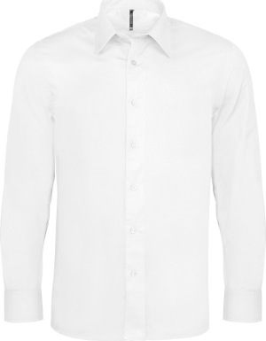 Kariban - Pflegeleichtes Herren Langarm Stretch Hemd (White)