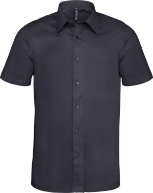 Kariban - Mens Short Sleeve Stretch Shirt (Navy)