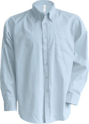 Kariban - Pflegeleichtes Herren Langarm Oxford Hemd (Oxford Blue)