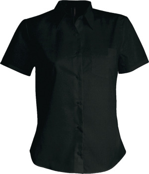 Kariban - Judith Pflegeleichte Damen Kurzarm Popline Bluse (Zinc)