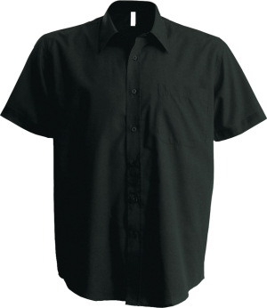 Kariban - ACE - Mens Short Sleeve Easy Care Polycotton Poplin Shirt (Zinc)