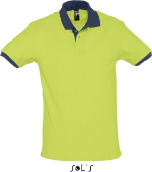 SOL’S - Polo Prince (Apple Green/French Navy)
