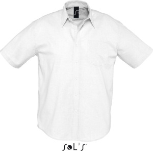 SOL’S - Mens Oxford-Shirt Brisbane Shortsleeve (White)