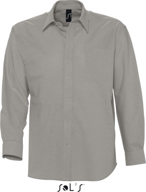 SOL’S - Mens Oxford-Shirt Boston Longsleeve (Silver)