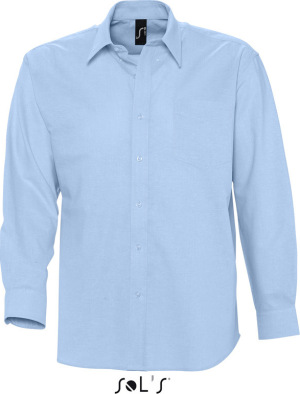 SOL’S - Mens Oxford-Shirt Boston Longsleeve (Sky Blue)