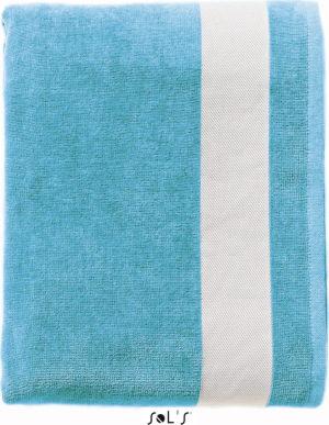 SOL’S - Beach Towel Lagoon (Turquoise/White)